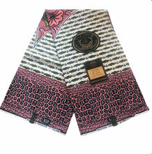 Load image into Gallery viewer, African Print Cotton Wax Fabrics Pink
