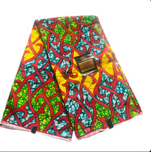 Load image into Gallery viewer, African Print Cotton Wax Fabrics Multicolour
