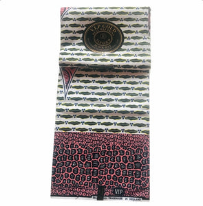 African Print Cotton Wax Fabrics Pink